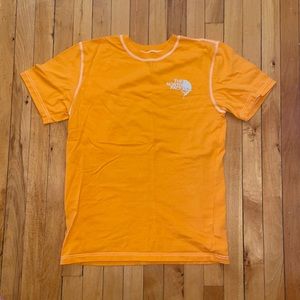 Orange Medium North Face T-Shirt